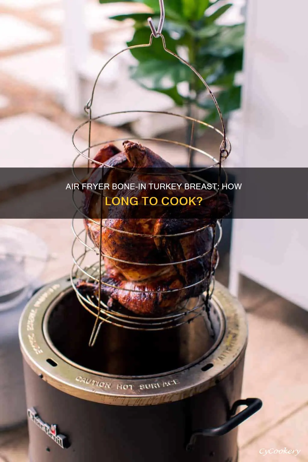 how long to air fryer bone in turkey breast