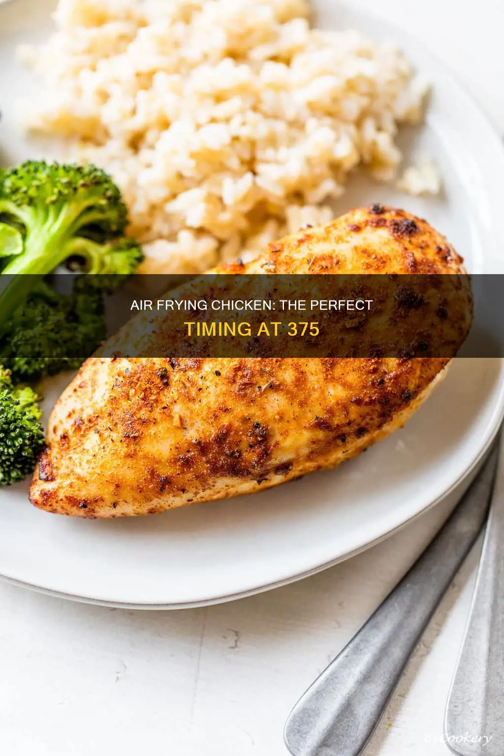 how long to air fryer chicken at 375