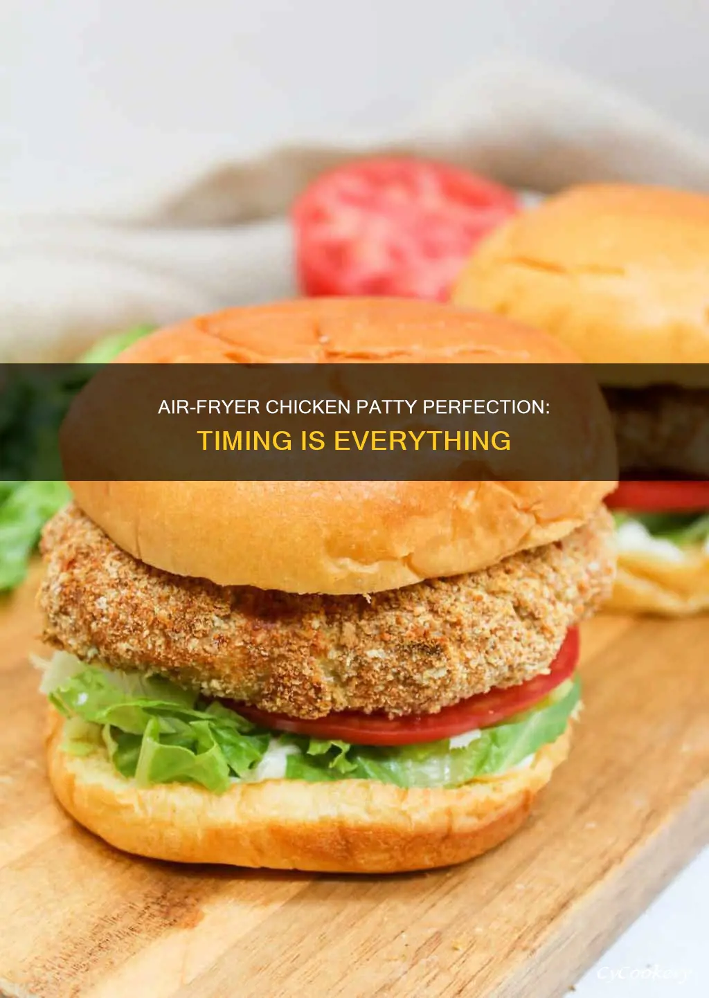 how long to air fryer chicken patties