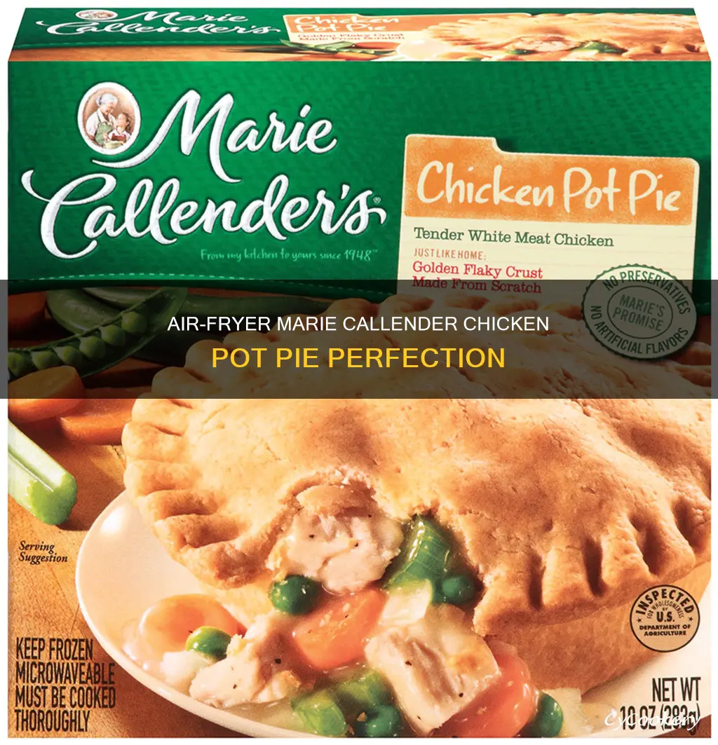 how long to air fryer chicken pot pie marie callender