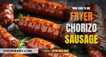 Air-Fryer Chorizo Sausage: Quick, Crispy, and Delicious