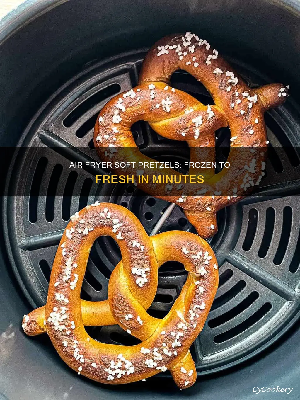 how long to air fryer frozen soft pretzels