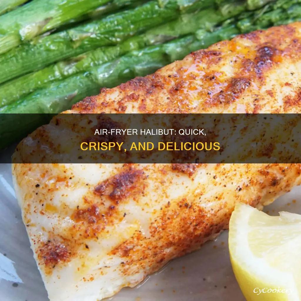 how long to air fryer halibut