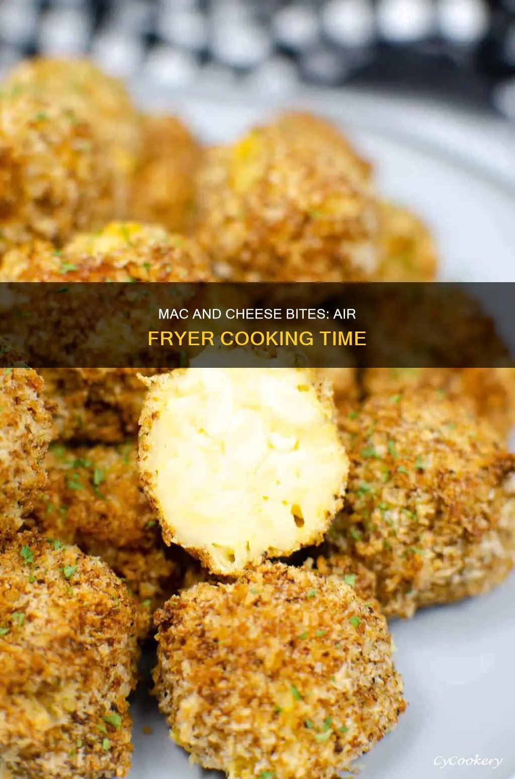 how long to air fryer mac and cheese bites