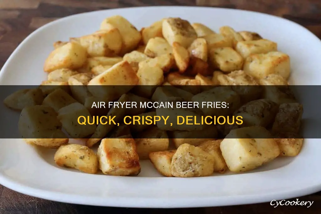 how long to air fryer mccain craft beer fries