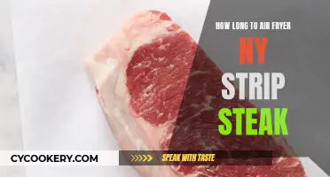 Air Fryer NY Strip Steak: Cooking Time Perfection