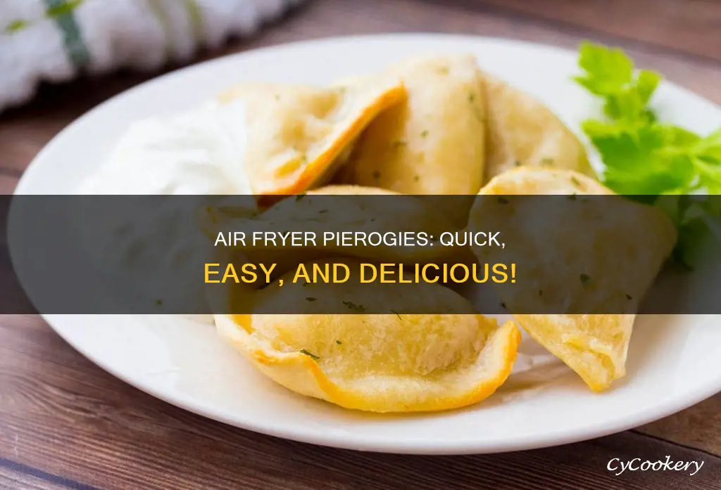 how long to air fryer pierogies