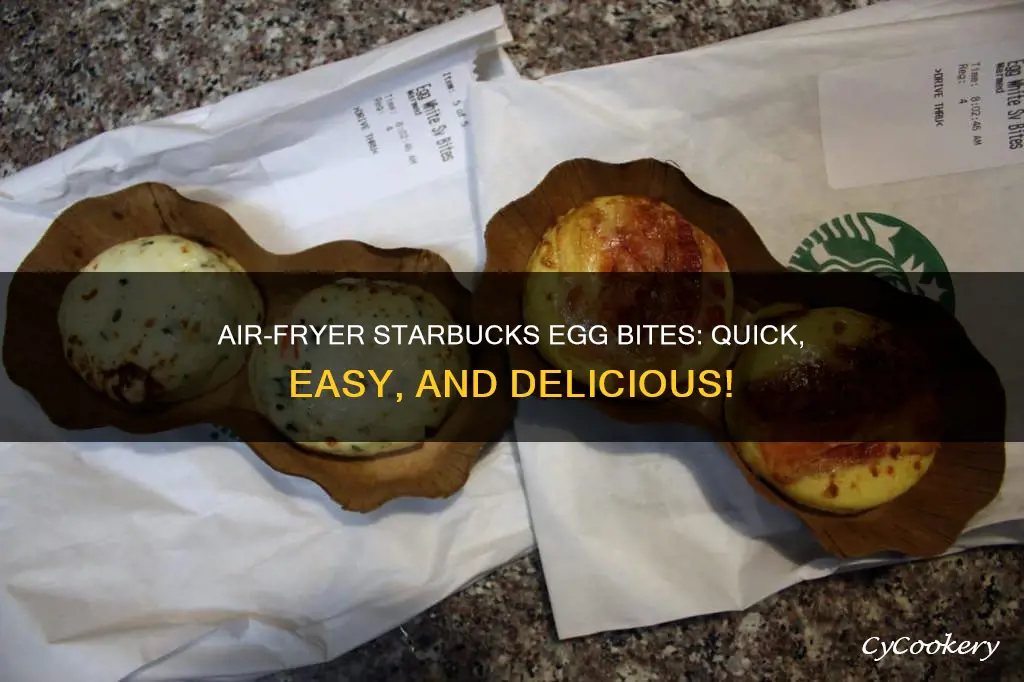 how long to air fryer starbucks egg bites