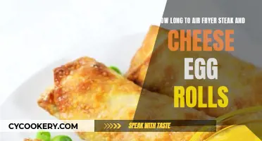 Air Fryer Steak and Cheese Egg Rolls: Quick Cooking Guide