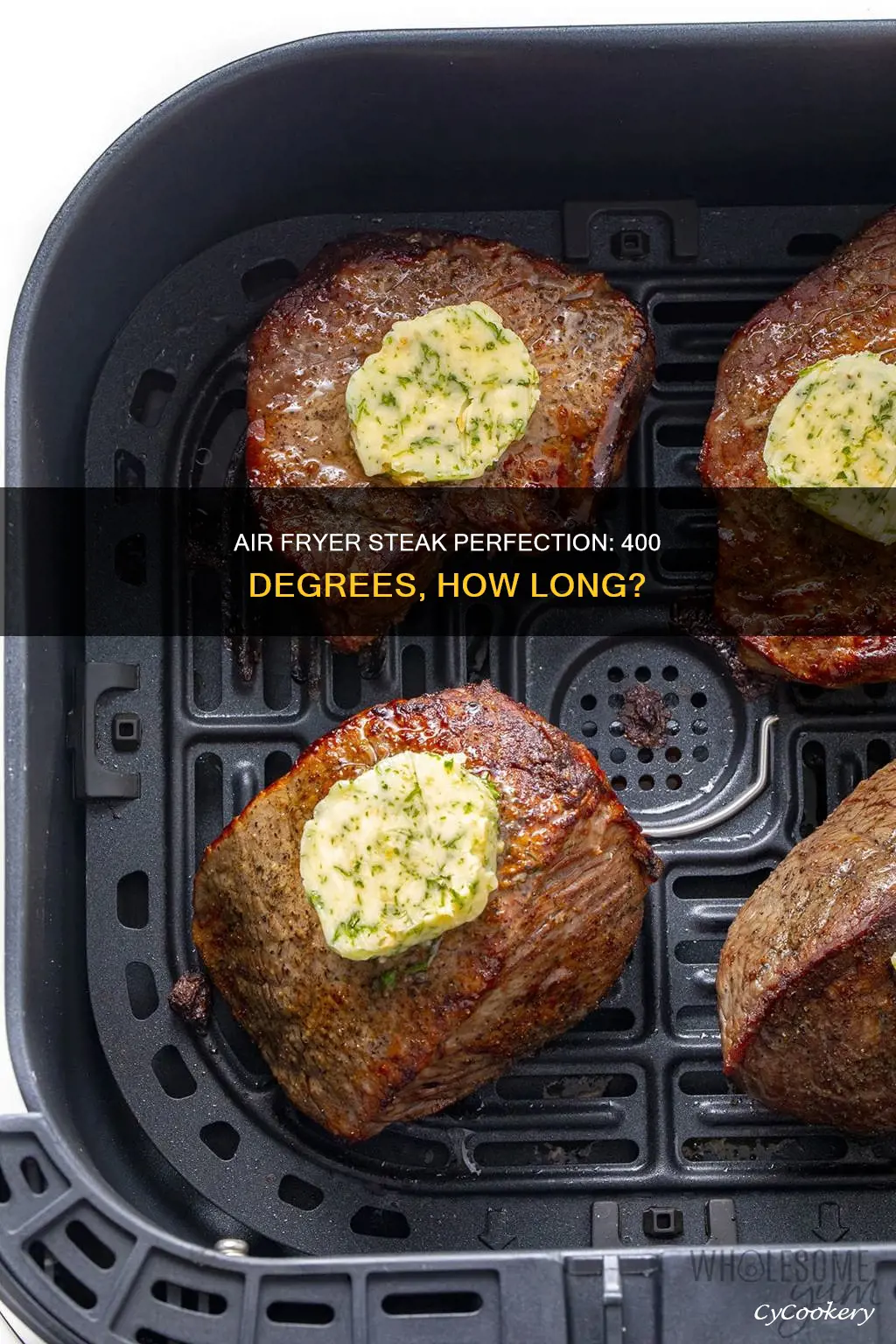 how long to air fryer steak at 400 degrees