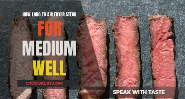 Air Fryer Steak: Medium-Well Perfection in Minutes