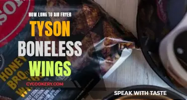 Air Frying Tyson Boneless Wings: Time and Temp Guide