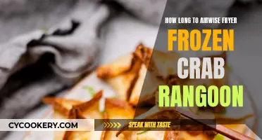 Airwise Fryer Frozen Crab Rangoon: Quick and Crispy