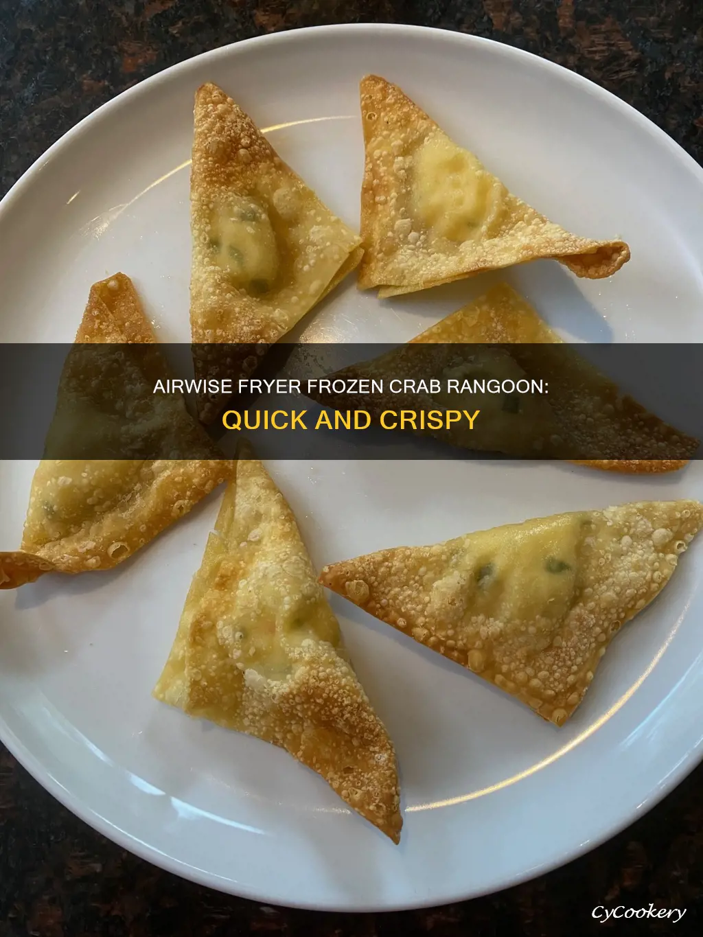 how long to airwise fryer frozen crab rangoon