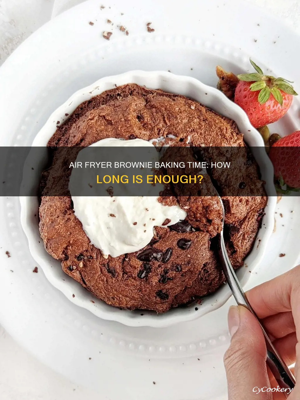 how long to bake brownies in air fryer