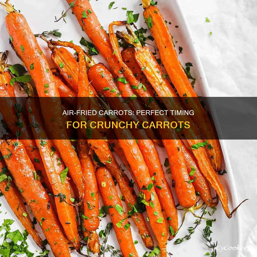 how long to bake carrots in air fryer