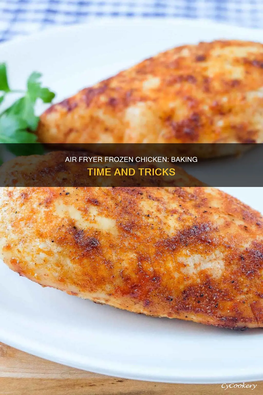 how long to bake frozen chicken in air fryer