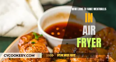 Air Fryer Meatballs: Baking Time and Temperature Guide