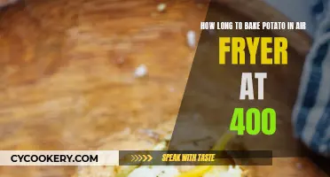 Air-Fried Potato Perfection: 400 Degrees, But For How Long?