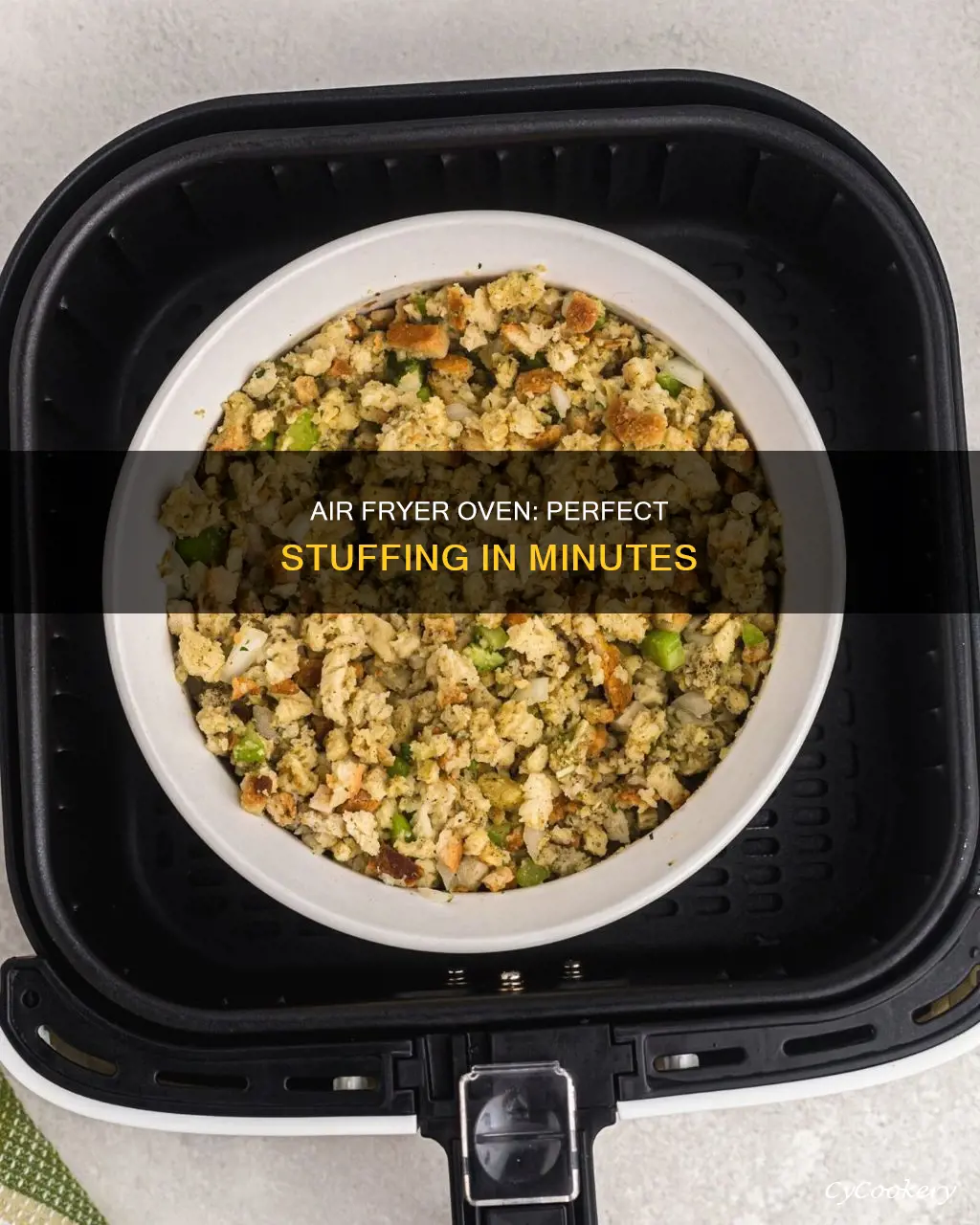 how long to bake stuffing in air fryer oven