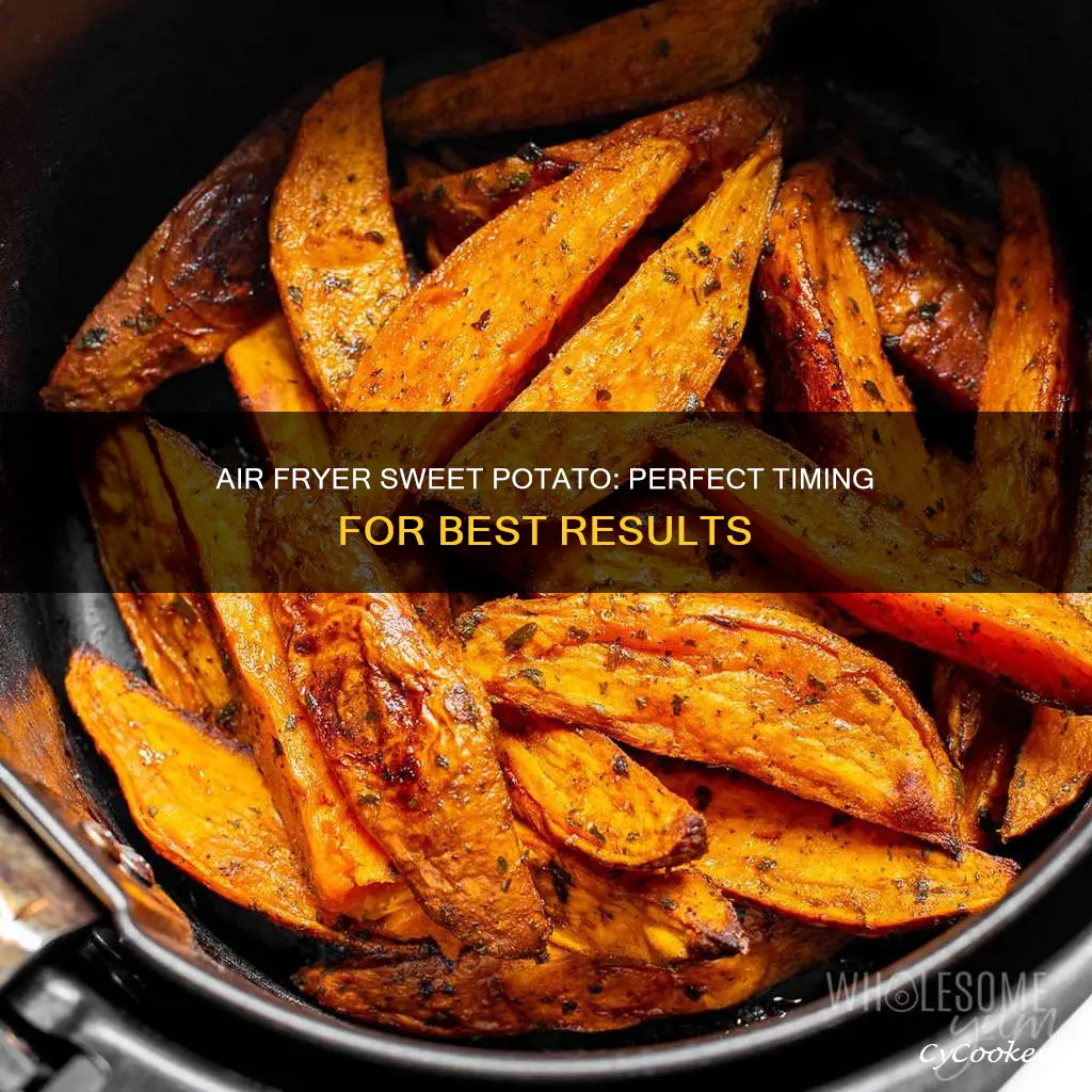 how long to bake sweet potato in air fryer