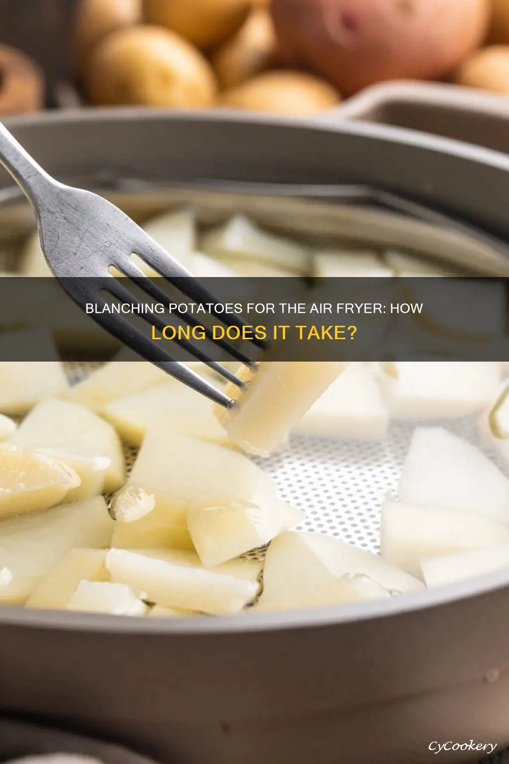 how long to blanch potatoes for air fryer