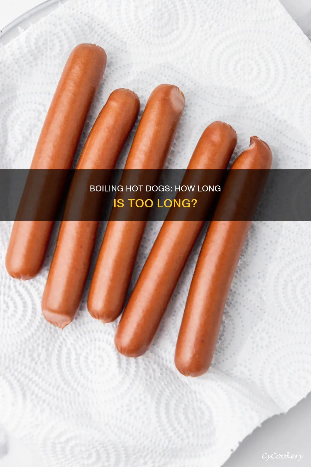 how long to boil a pot of hot dogs