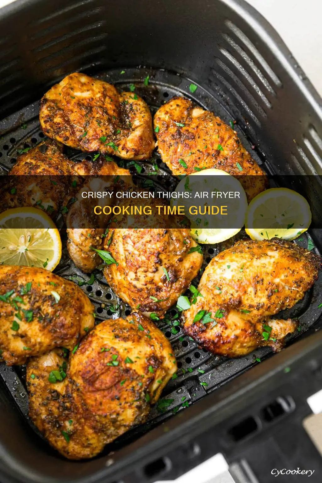 how long to cook 1 chicken thigh in air fryer