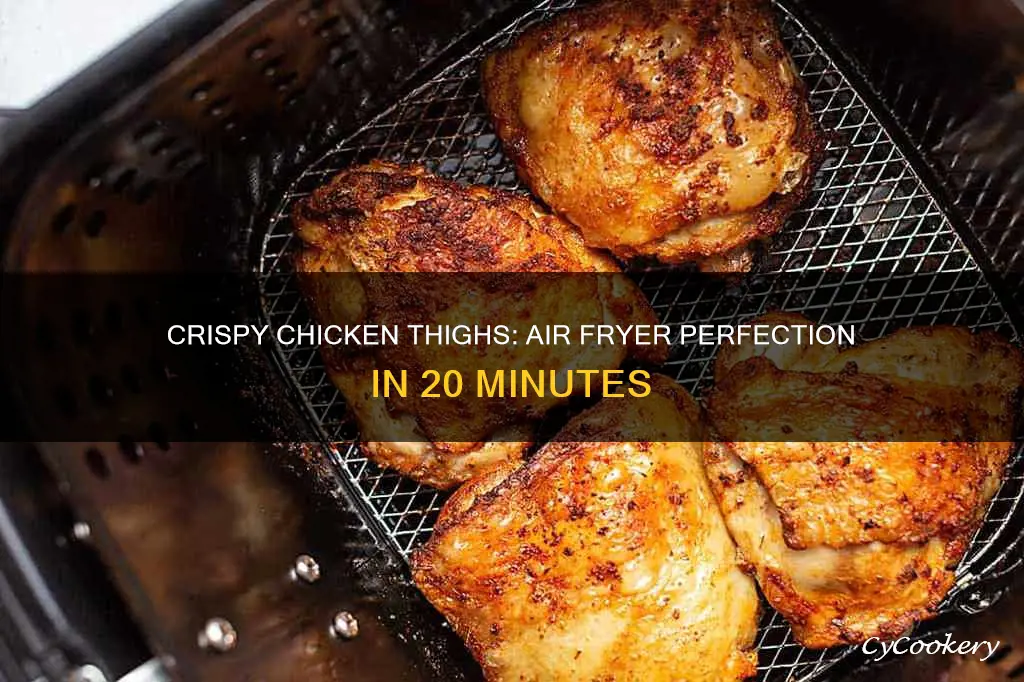 how long to cook 2 chicken thighs in air fryer