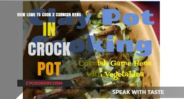 Crock Pot Cornish Hens: Cooking Time Perfection