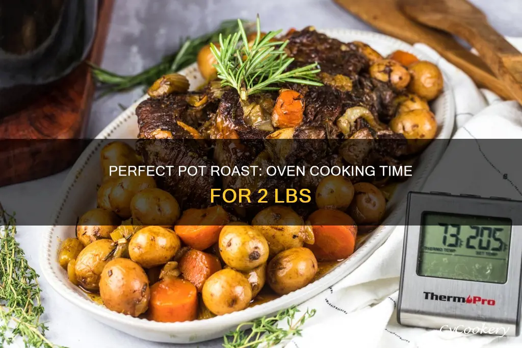 how long to cook 2 lb pot roast in oven