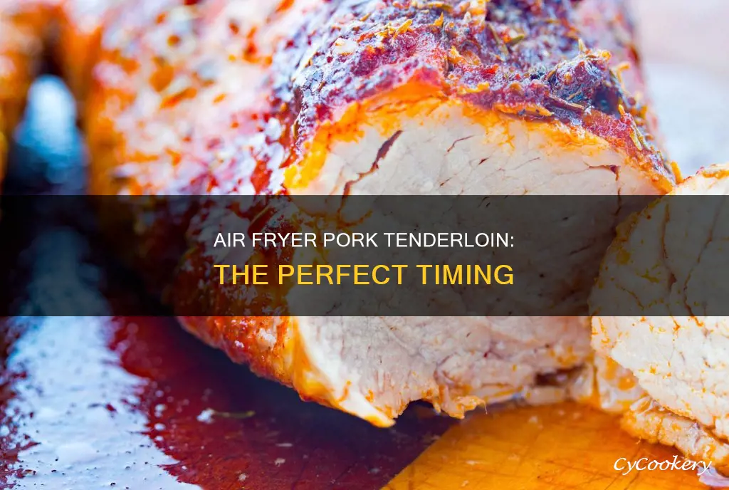 how long to cook 2 pork tenderloins in air fryer