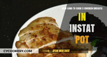 InstaPot Chicken: Cooking Time for 3 Breasts