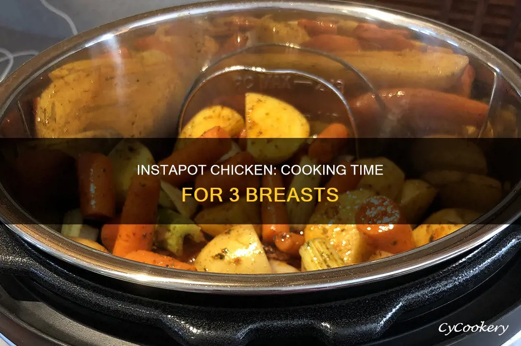 how long to cook 3 chicken breasts in instat pot