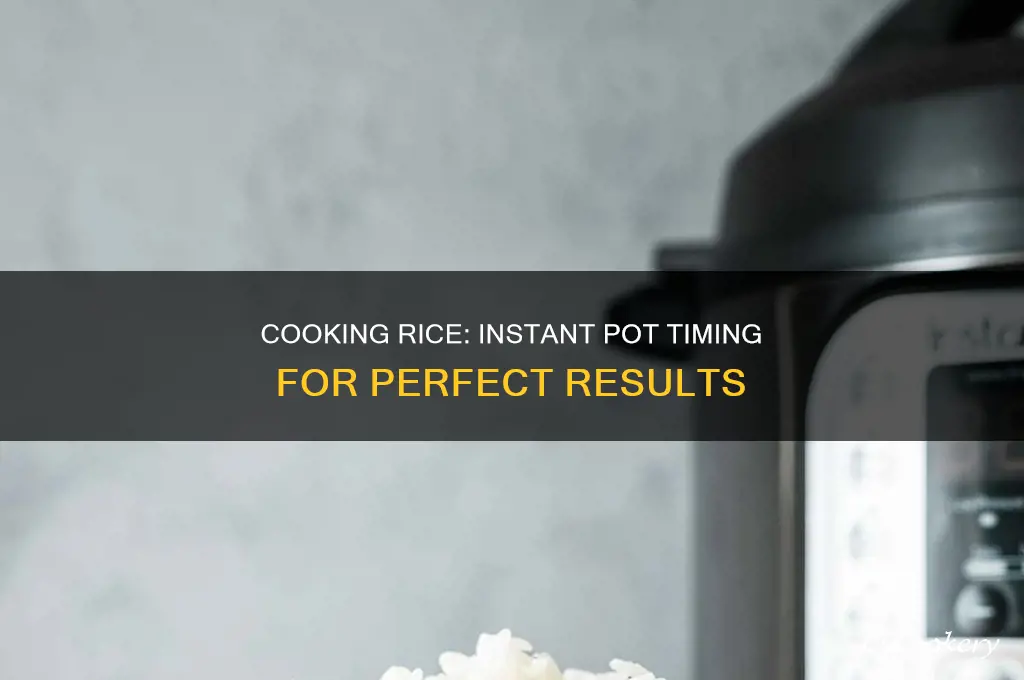 how long to cook 3 cups of rice intant pot