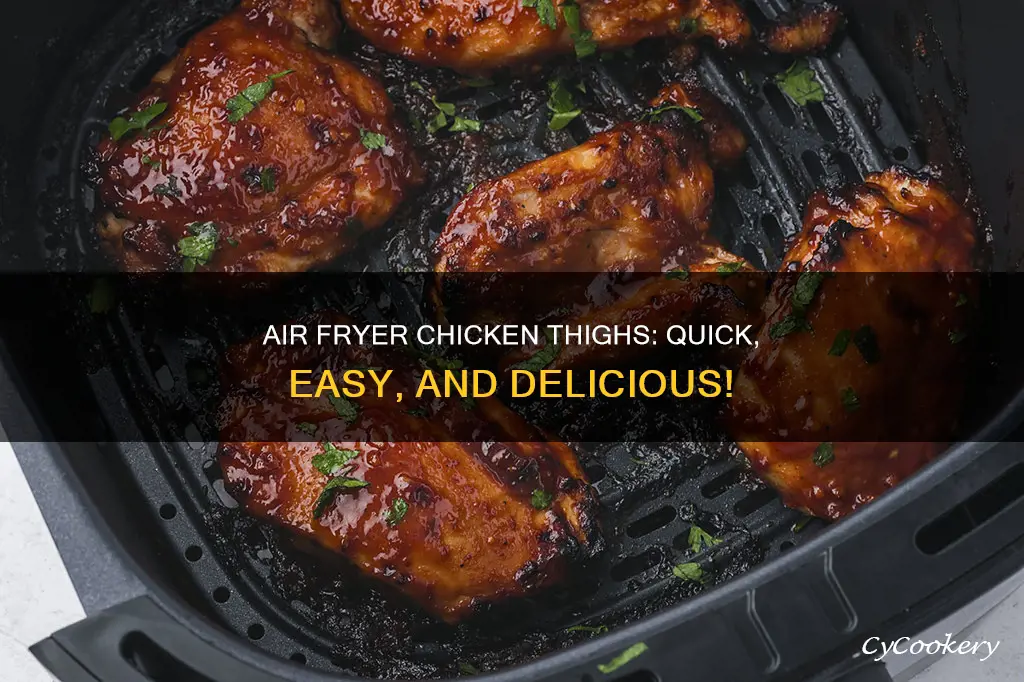 how long to cook 4 chicken thighs in air fryer