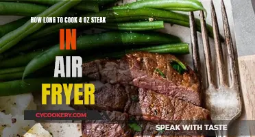 Perfectly Cooked Steak: Air Fryer Times for 4 oz