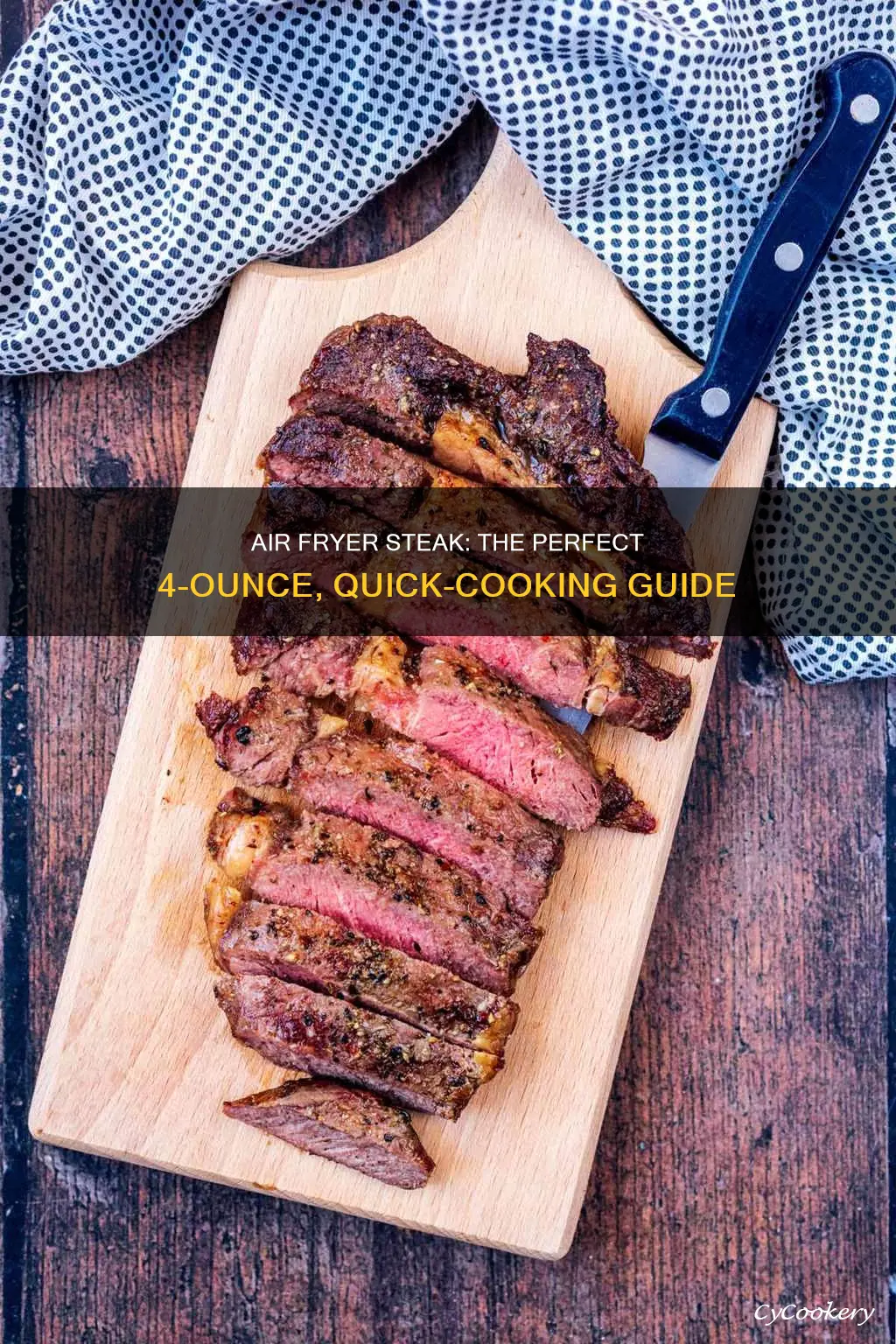 how long to cook 4 oz steak in air fryer
