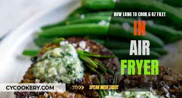 Perfectly Cooked Filet: Air Fryer Times for 6 oz