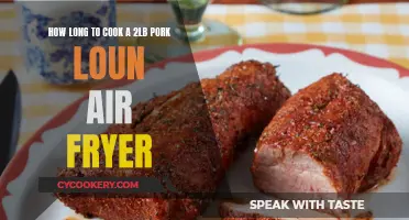 Perfectly Cooked Pork Loin: Air Fryer Time Guide