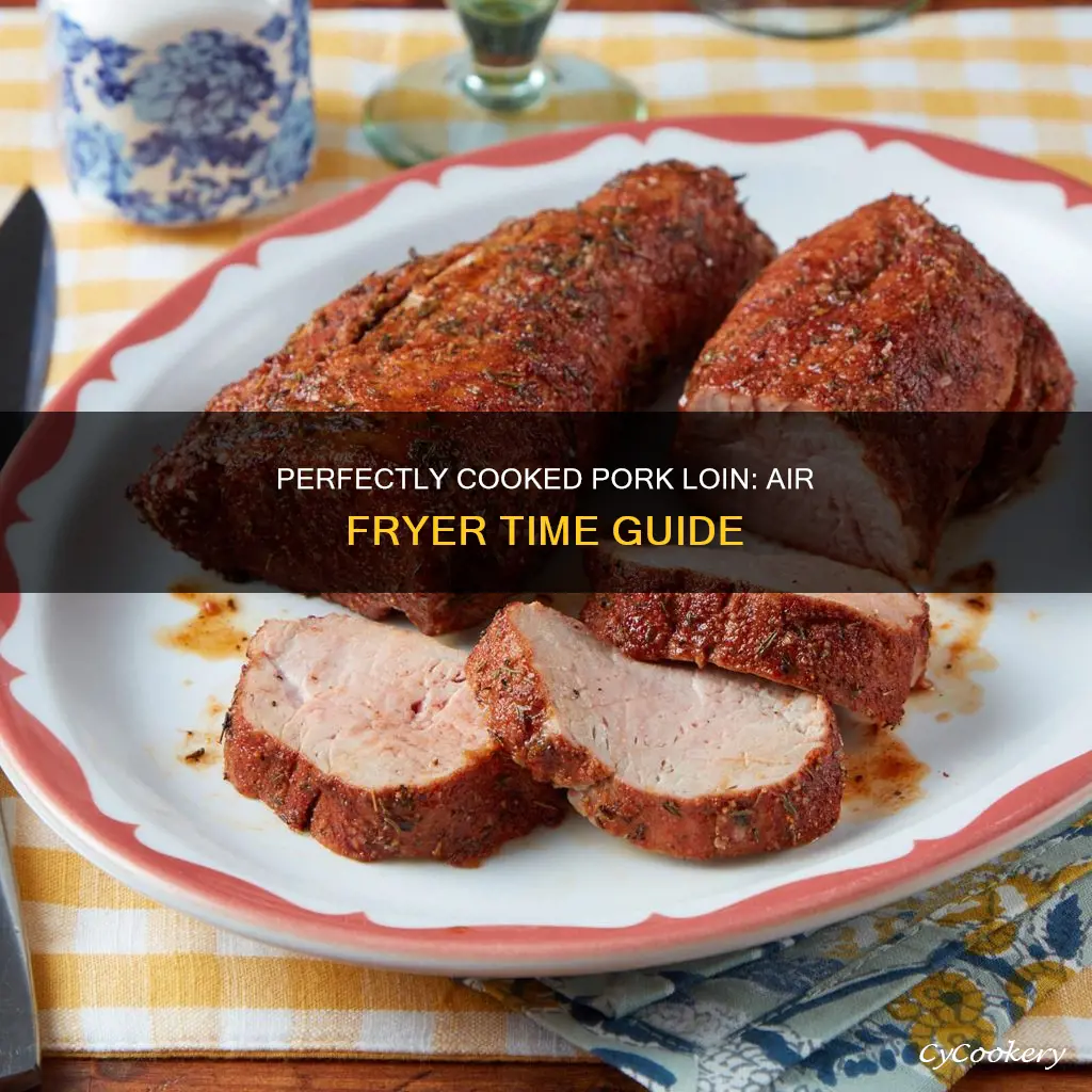 how long to cook a 2lb pork loun air fryer