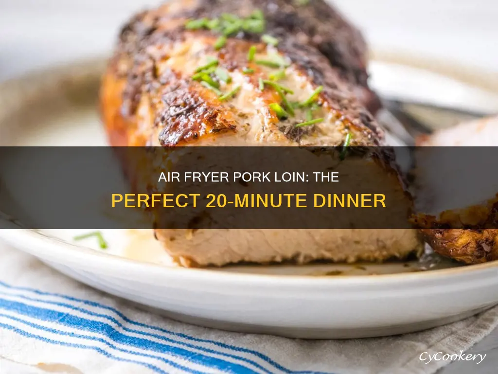 how long to cook a 2lb pork loun air fryer