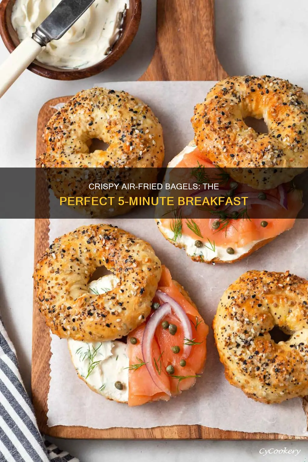 how long to cook a bagel in air fryer