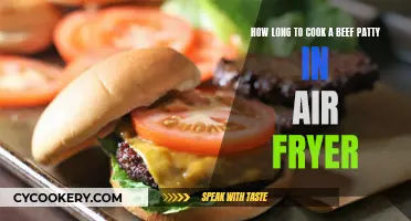 Beef Patty Perfection: Air Fryer Cooking Time Guide