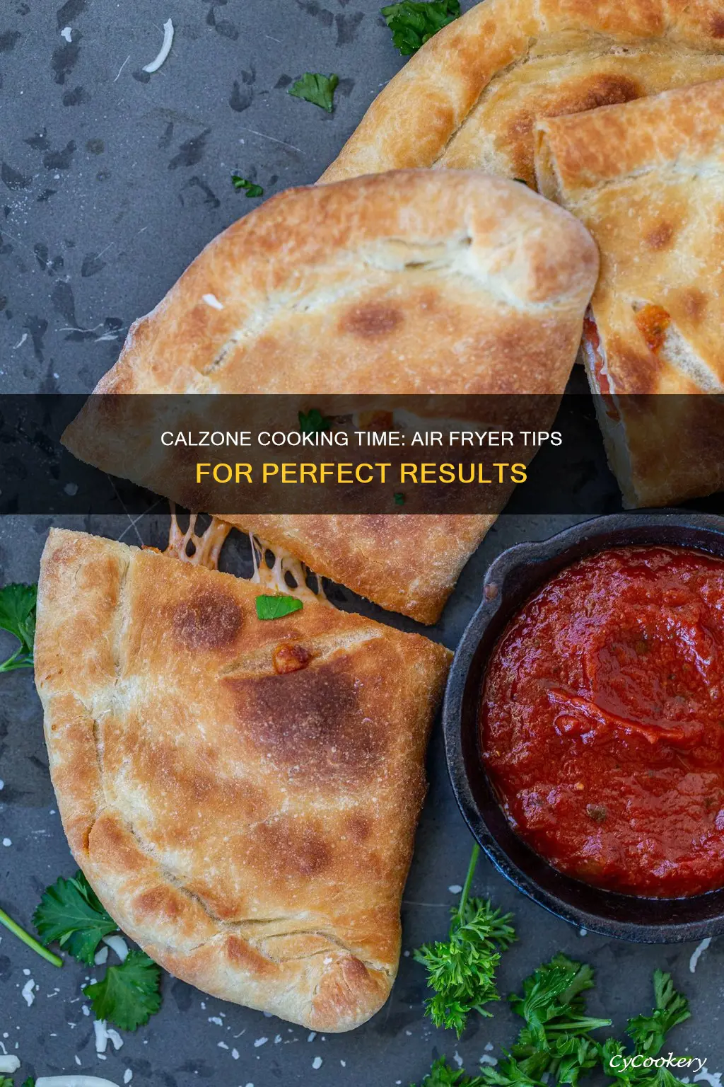 how long to cook a calzone in air fryer