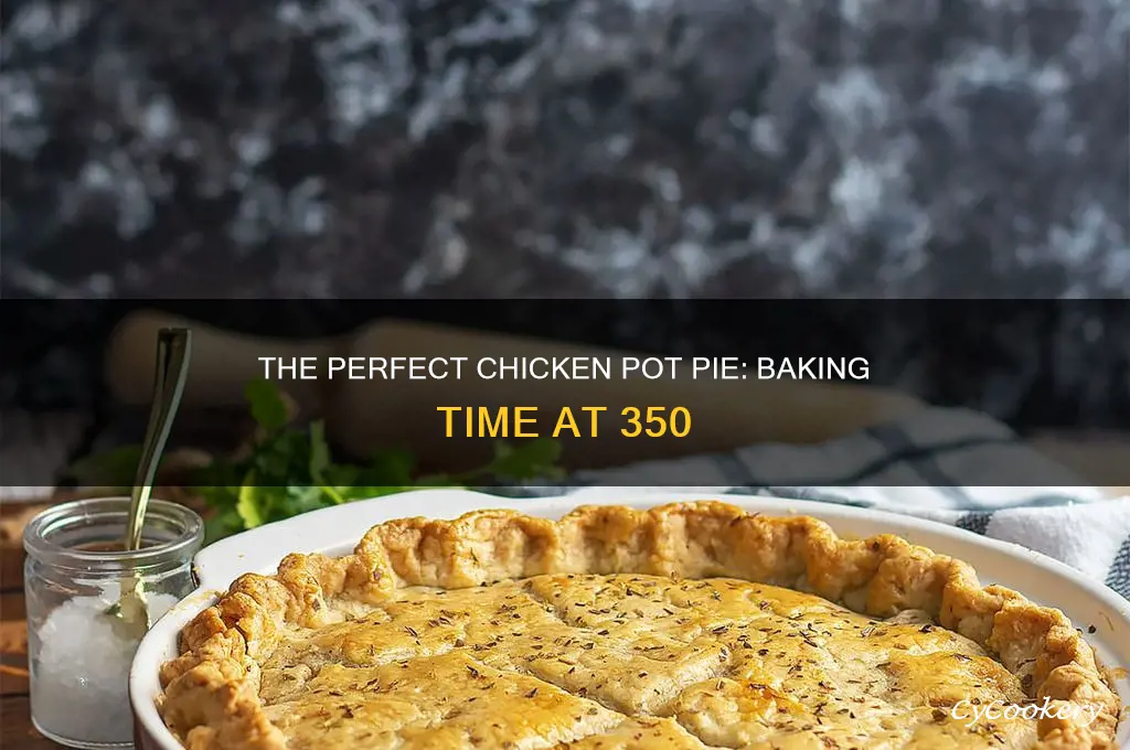 how long to cook a chicken pot pie at 350