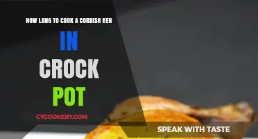 Crock Pot Cornish Hen: Cooking Time and Tips