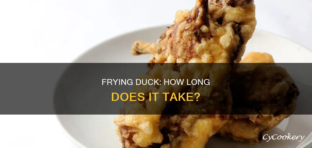 how long to cook a duck in a fryer