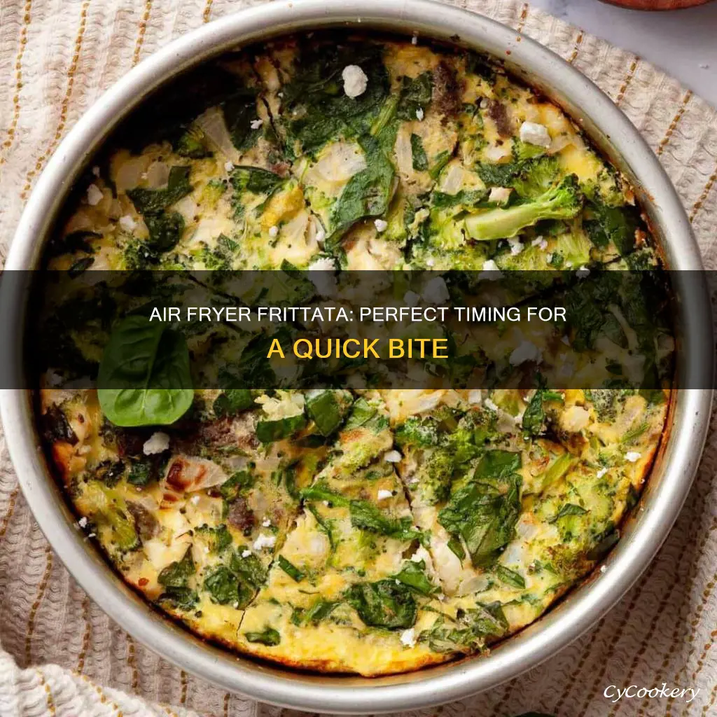 how long to cook a frittata in air fryer