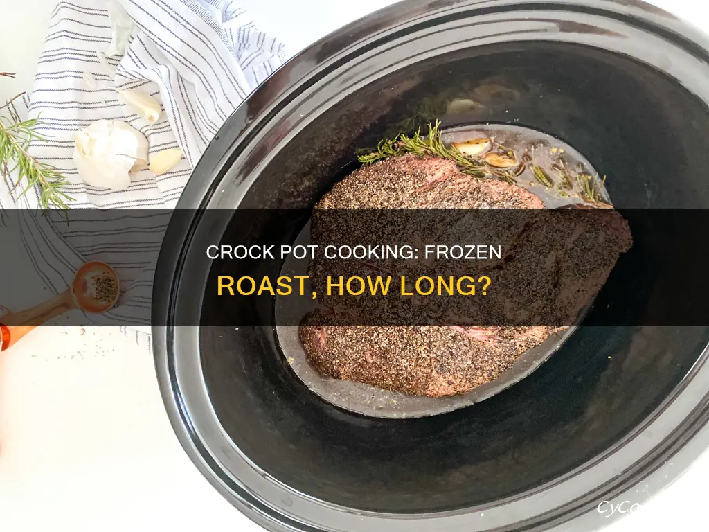 how long to cook a frozen roast in crock pot